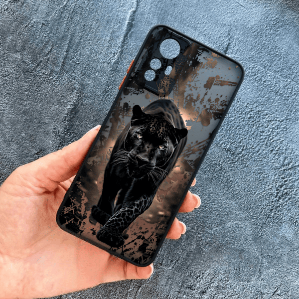 Чохол для Xiaomi Redmi Note 12S з захистом камери чорна пантера