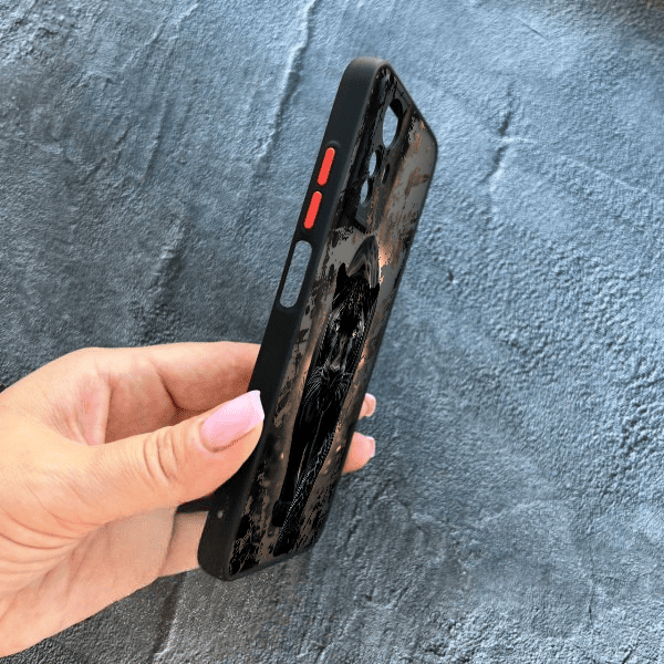 Чохол для Xiaomi Redmi Note 12S з захистом камери чорна пантера