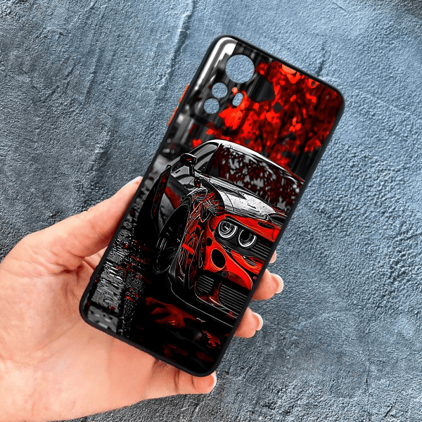 Чохол для Xiaomi Redmi Note 12S з захистом камери з принтом машини