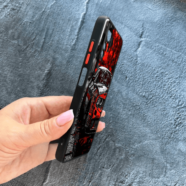 Чохол для Xiaomi Redmi Note 12S з захистом камери з принтом машини
