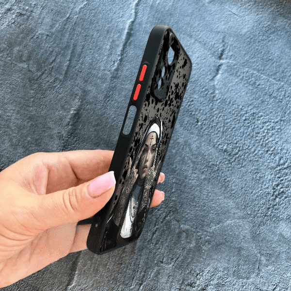 Чохол для Xiaomi Redmi Note 12S з захистом камери з дівчинкою монахинею