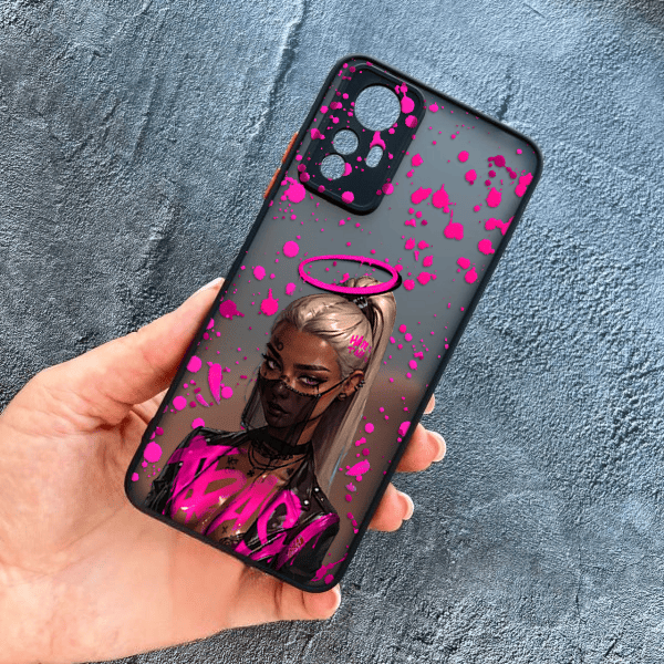Чохол для Xiaomi Redmi Note 12S з захистом камери з дівчинкою бунтаркою