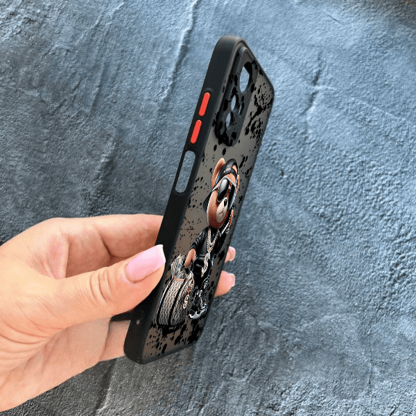 Чeхол для Xiaomi Redmi Note 12S с защитой камеры с мишкой Тедди
