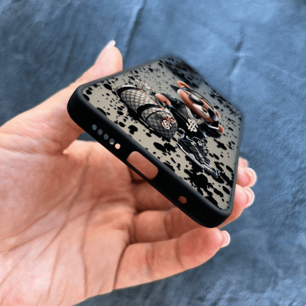 Чeхол для Xiaomi Redmi Note 12S с защитой камеры с мишкой Тедди