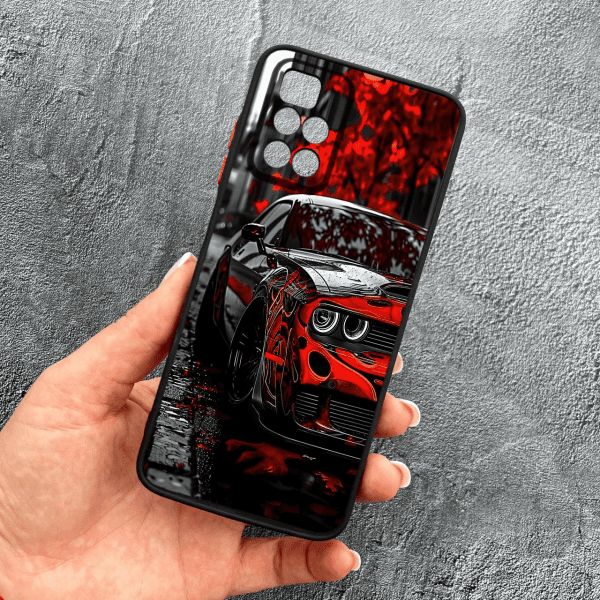 Чохол для Xiaomi Redmi Note 11 Pro Plus 5G з захистом камери з принтом машини