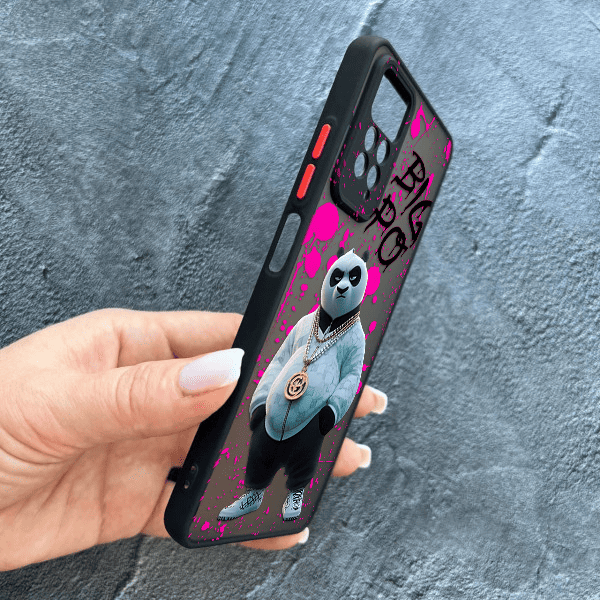 Чехол для Xiaomi Redmi Note 11 / Note 11s с защитой камеры с панадой Кунг-Фу Big Po