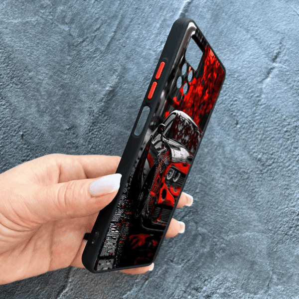 Чехол для Xiaomi Redmi Note 11 / Note 11s с защитой камеры с принтом машины