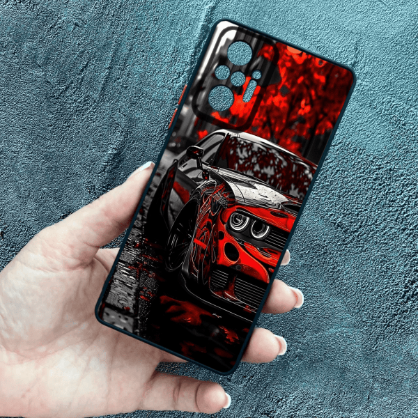 Чохол для Xiaomi Redmi Note 10 Pro з захистом камери з принтом машини