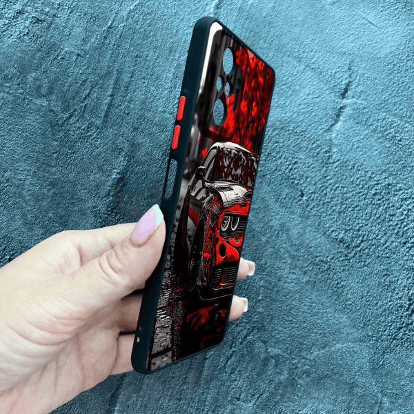 Чохол для Xiaomi Redmi Note 10 Pro з захистом камери з принтом машини