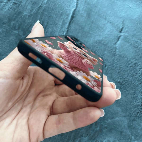 Чехол для Xiaomi Redmi Note 10 Pro с защитой камеры с котом в цветах ромашки