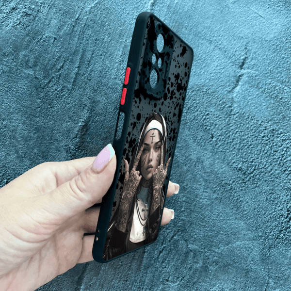 Чохол для Xiaomi Redmi Note 10 Pro з захистом камери з дівчинкою монахинею