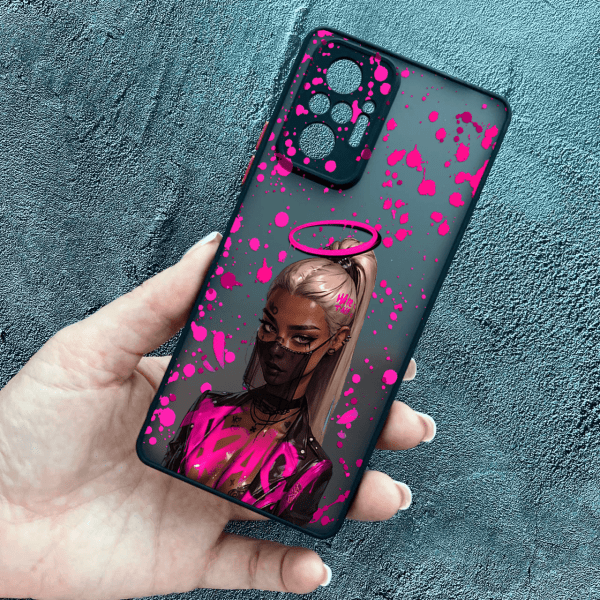 Чохол для Xiaomi Redmi Note 10 Pro з захистом камери з дівчинкою бунтаркою