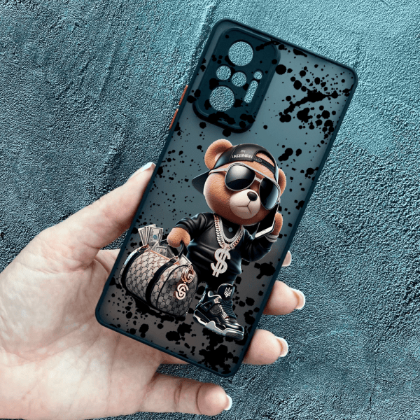 Чохол для Xiaomi Redmi Note 10 Pro з захистом камери з ведмедиком Тедді