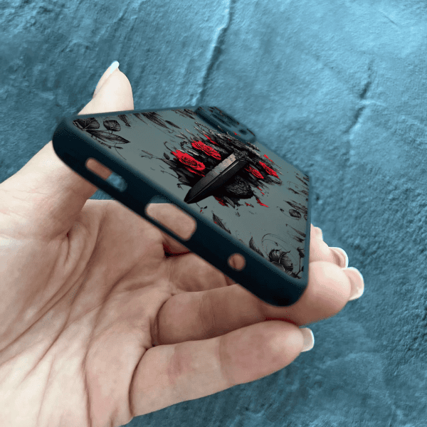 Чехол для Xiaomi Redmi Note 10 Pro с защитой камеры дракон с мечом