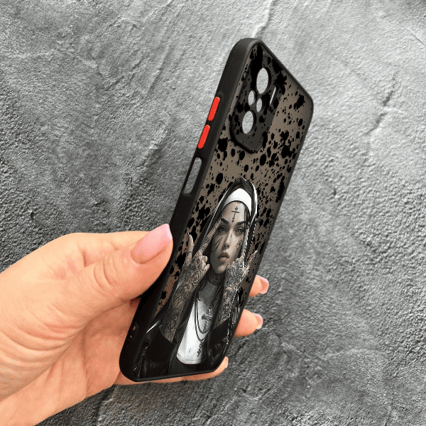 Чохол для Xiaomi Redmi Note 10 4G / Note 10s / Xiaomi Poco M5s з захистом камери з дівчинкою монахинею