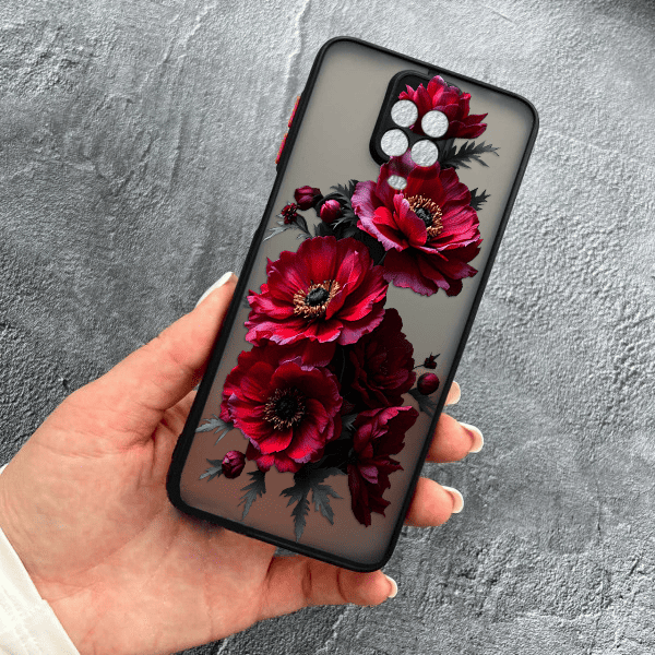 Чохол для Xiaomi Redmi Note 9s / Note 9 Pro / Note 9 Pro Max з захистом камери з квітами гербери