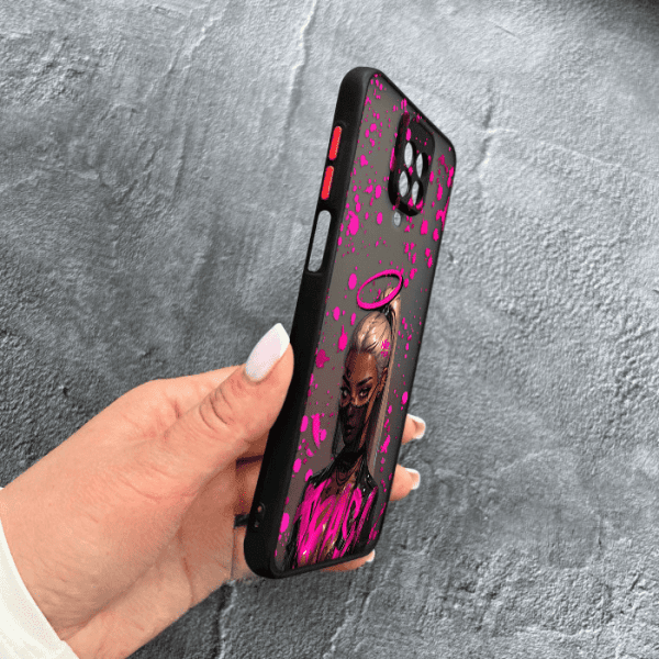 Чохол для Xiaomi Redmi Note 9s / Note 9 Pro / Note 9 Pro Max з захистом камери з дівчинкою бунтаркою
