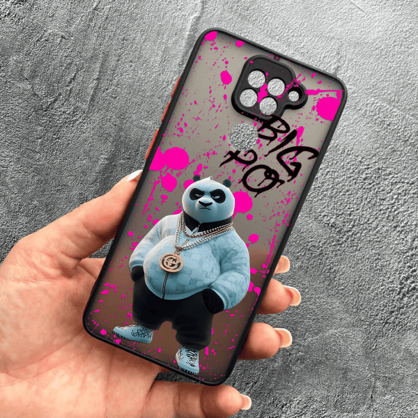 Чохол для Xiaomi Redmi Note 9 / Redmi 10X з захистом камери з панадою Кунг-Фу Big Po