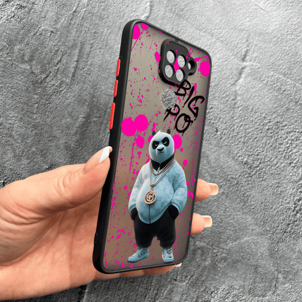 Чохол для Xiaomi Redmi Note 9 / Redmi 10X з захистом камери з панадою Кунг-Фу Big Po
