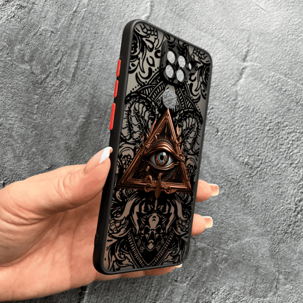 Чохол для Xiaomi Redmi Note 9 / Redmi 10X з захистом камери з масонським оком