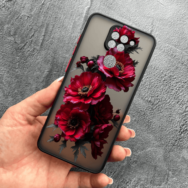 Чохол для Xiaomi Redmi Note 9 / Redmi 10X з захистом камери з квітами гербери