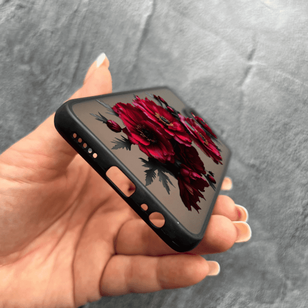 Чехол для Xiaomi Redmi Note 9 / Redmi 10X с защитой камеры с цветами герберы