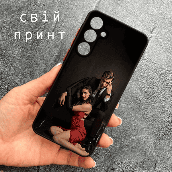 Чохол для Samsung Galaxy S21 Plus з захистом камери зі своїм принтом