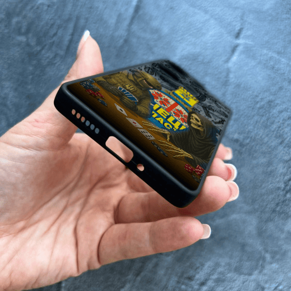 Чехол для Xiaomi Redmi Note 13 Pro 4G / Poco M6 Pro 4G / Xiaomi Redmi Note 14S с защитой камеры военный игра со смертью