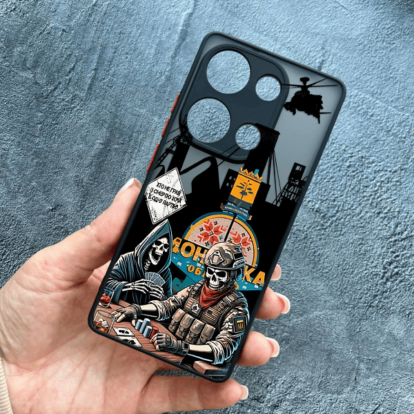 Чохол для Xiaomi Redmi Note 13 Pro 4G / Poco M6 Pro 4G / Redmi Note 14S з захистом камери бойовий азарт