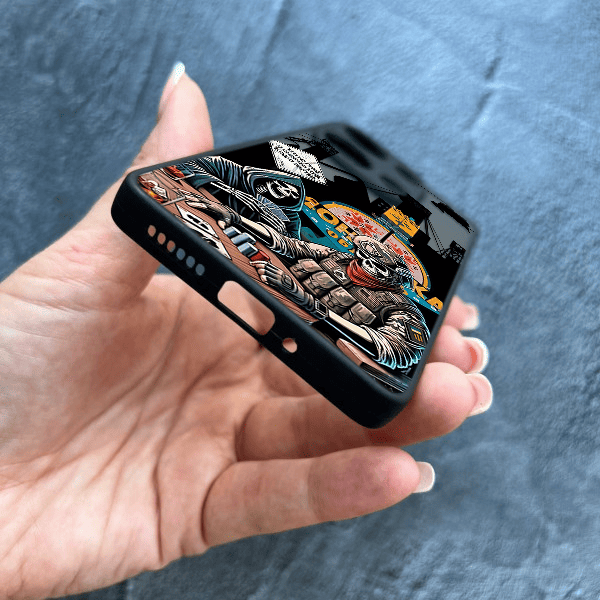 Чехол для Xiaomi Redmi Note 13 Pro 4G / Poco M6 Pro 4G / Xiaomi Redmi Note 14S с защитой камеры боевой азарт