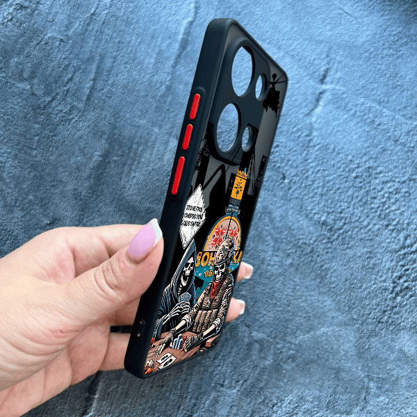 Чохол для Xiaomi Redmi Note 13 Pro 4G / Poco M6 Pro 4G / Redmi Note 14S з захистом камери бойовий азарт