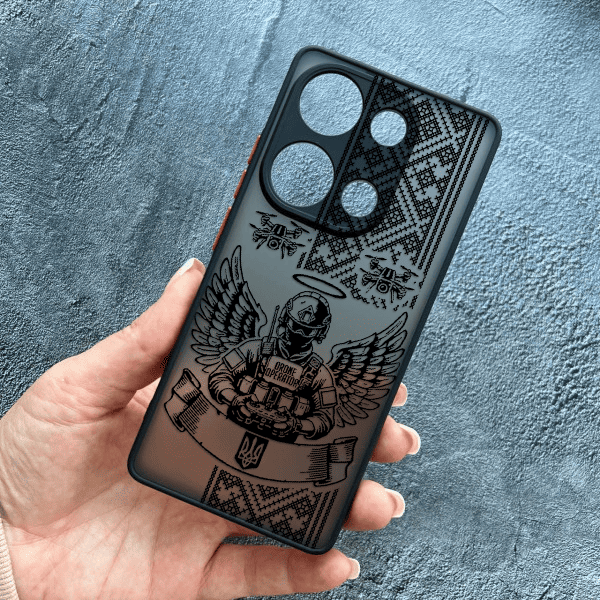 Чехол для Xiaomi Redmi Note 13 Pro 4G / Poco M6 Pro 4G / Xiaomi Redmi Note 14S с защитой камеры оператор дронов