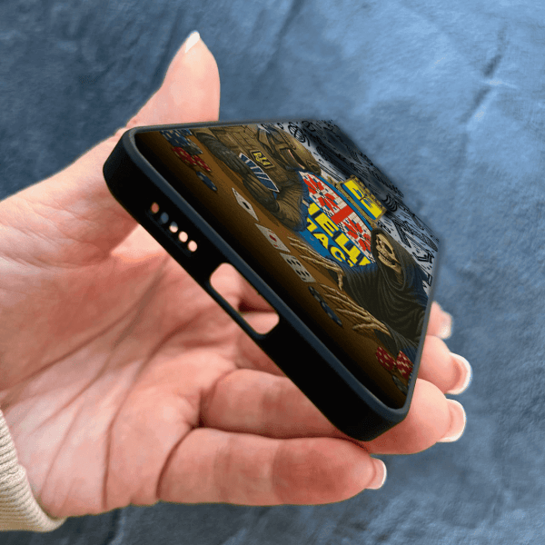 Чехол для Xiaomi Redmi Note 13 Pro 5G / Xiaomi Poco X6 5G с защитой камеры военный игра со смертью