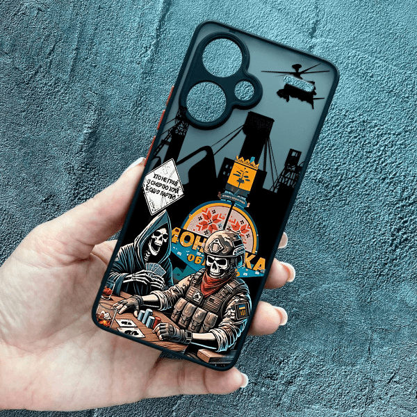 Чохол для Xiaomi Redmi Note 13 Pro Plus з захистом камери бойовий азарт