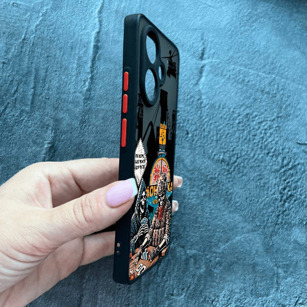 Чохол для Xiaomi Redmi Note 13 Pro Plus з захистом камери бойовий азарт