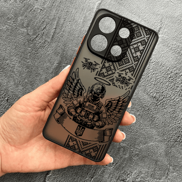 Чехол для Xiaomi Redmi Note 13 4G с защитой камеры оператор дронов