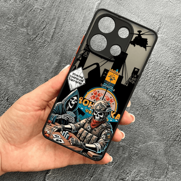 Чохол для Xiaomi Redmi Note 13 4G з захистом камери бойовий азарт
