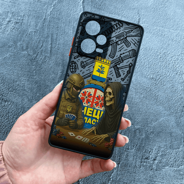 Чохол для Xiaomi Redmi Note 12 Pro Plus 5G з захистом камери військовий гра зі смертю
