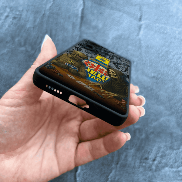 Чехол для Xiaomi Redmi Note 12 Pro Plus 5G с защитой камеры военный игра со смертью