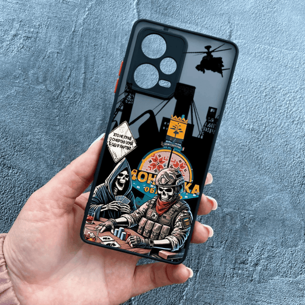 Чехол для Xiaomi Redmi Note 12 Pro Plus 5G с защитой камеры боевой азарт