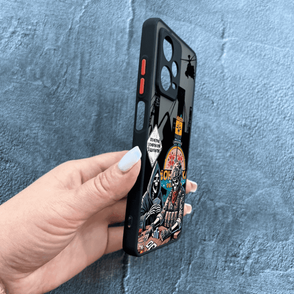 Чехол для Xiaomi Redmi Note 12 Pro Plus 5G с защитой камеры боевой азарт