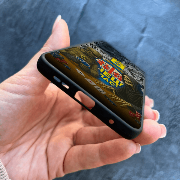 Чехол для Xiaomi Redmi Note 12 4G с защитой камеры военный игра со смертью