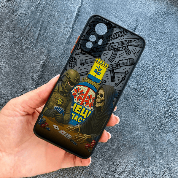Чохол для Xiaomi Redmi Note 12S з захистом камери військовий гра зі смертю