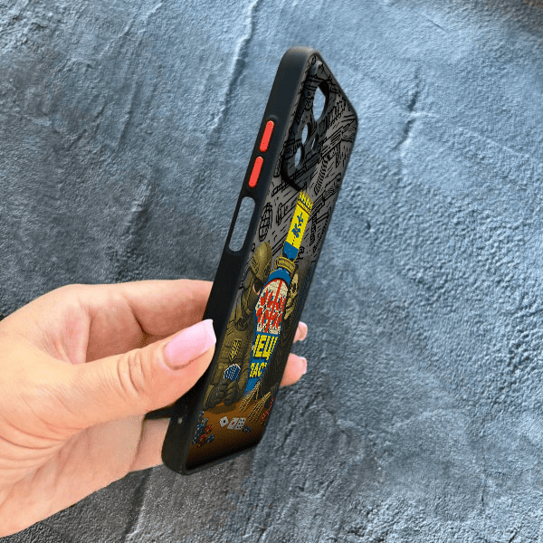 Чохол для Xiaomi Redmi Note 12S з захистом камери військовий гра зі смертю