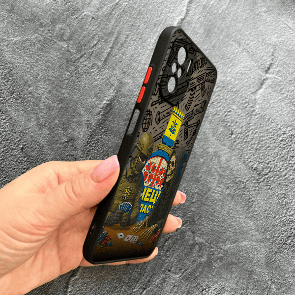 Чохол для Xiaomi Redmi Note 10 4G / Note 10s / Xiaomi Poco M5s з захистом камери військовий гра зі смертю