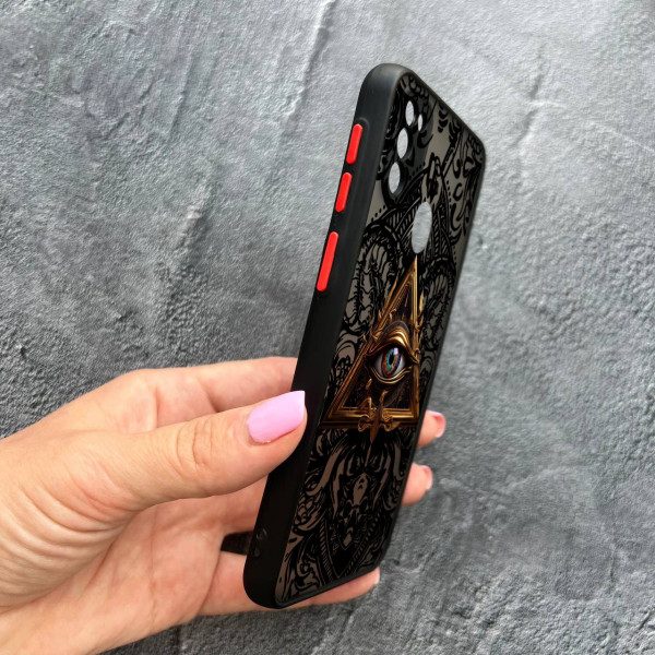 Чехол для Samsung Galaxy M30s / M21 с защитой камеры с масонским глазом