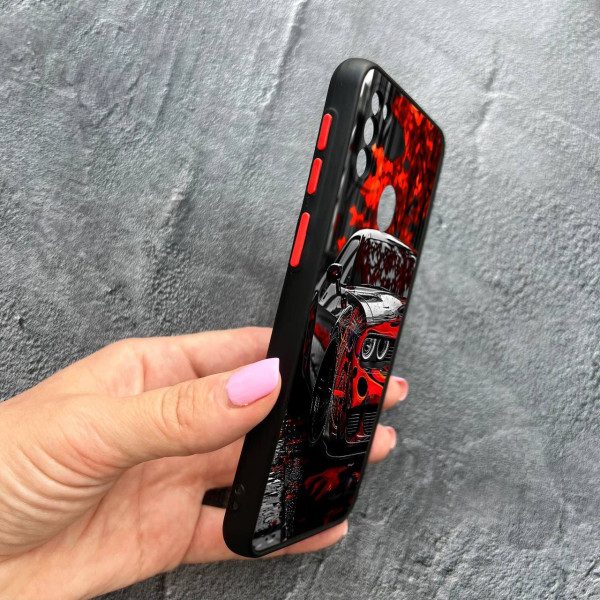 Чехол для Samsung Galaxy M30s / M21 с защитой камеры с принтом машины