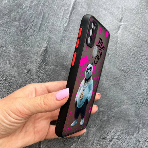 Чехол для Samsung Galaxy M30s / M21 с защитой камеры с панадой Кунг-Фу Big Po