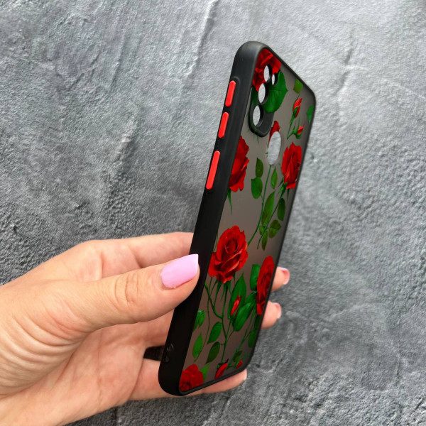 Чохол для Samsung Galaxy M30s / M21 з захистом камери з квітами червоні троянди
