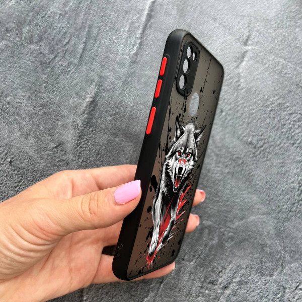 Чохол для Samsung Galaxy M30s / M21 з захистом камери з вовком